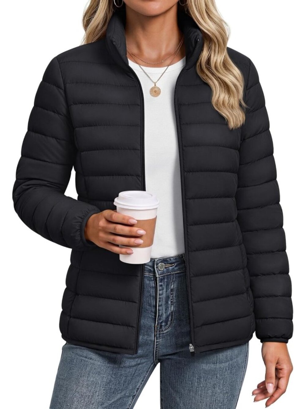 Cozy Women's Winter Puffer Jacket - Quilted, Warm, Stylish Outerwear